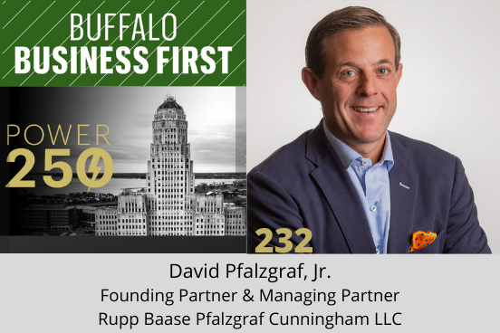 Davis Pfalzgraf Jr - Buffalo Business First - Power 250 - Industry :eaders - Rupp Baase - People at Law - Managing Partner - Founding Partner