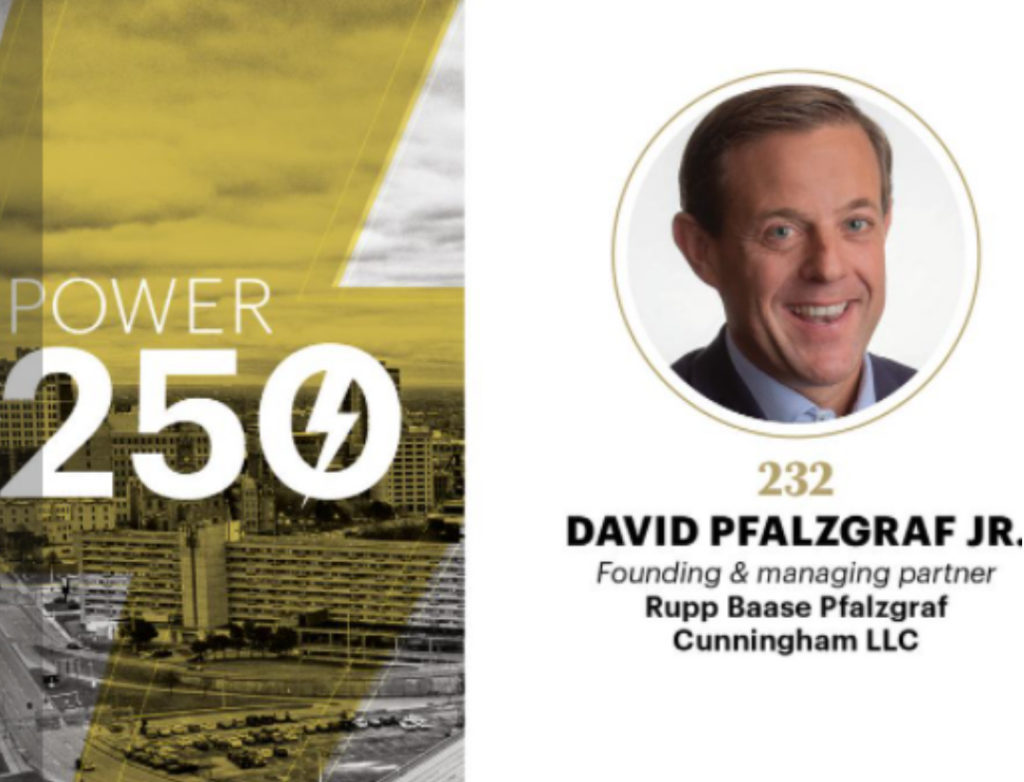 2022 Power 250 List - Dave Pfalzgraf - Buffalo Business First - Rupp Baase - People at law