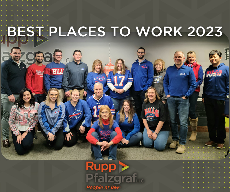 2023 Buffalo's Best Places to Work - Rupp Pfalzgraf - People at Law