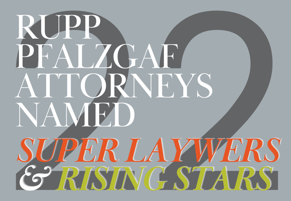2023 Super Lawyers & Rising Stars - Rupp Pfalzgraf