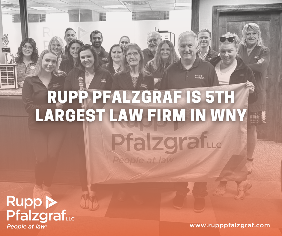 Rupp Pfalzgraf is 5th Largest Law Firm in WNY | People at Law