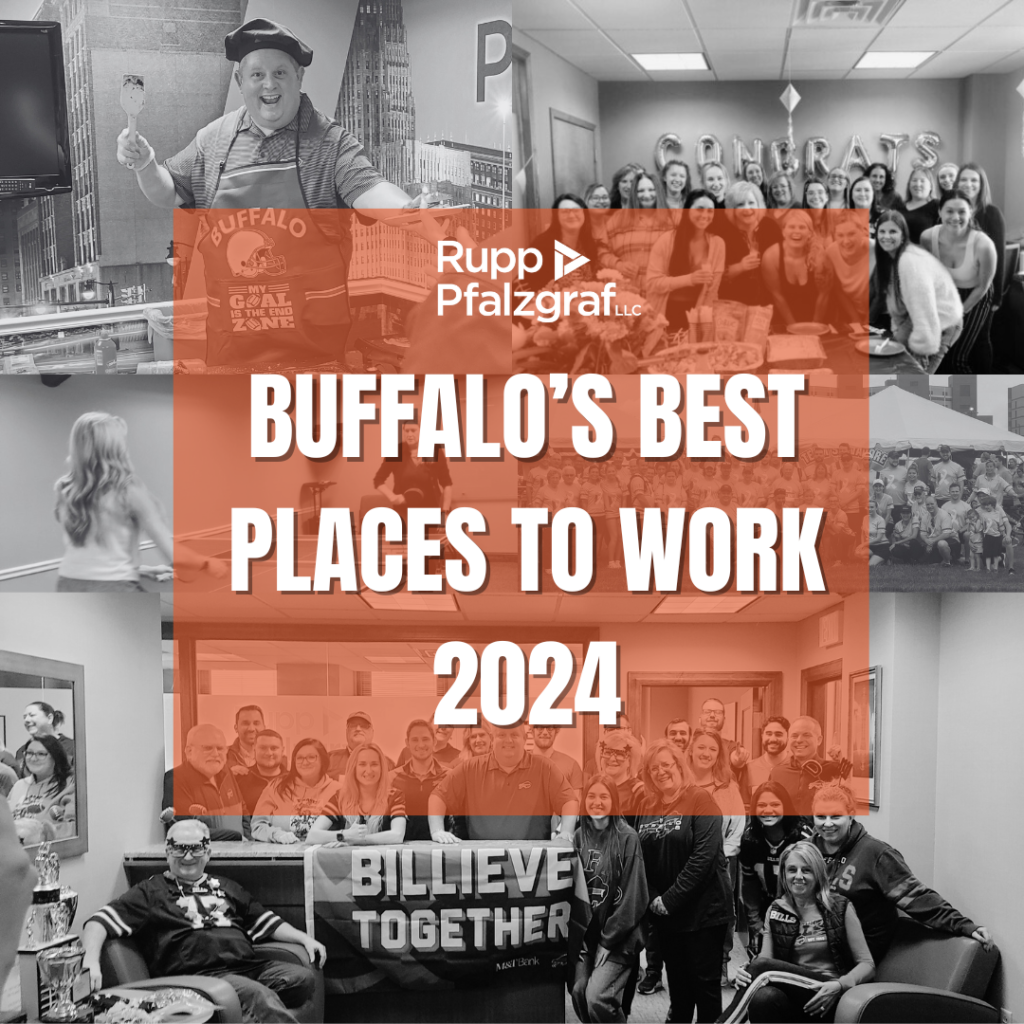 Rupp Pfalzgraf named one of Buffalo's best places to work | Rupp Pfalzgraf | People at Law