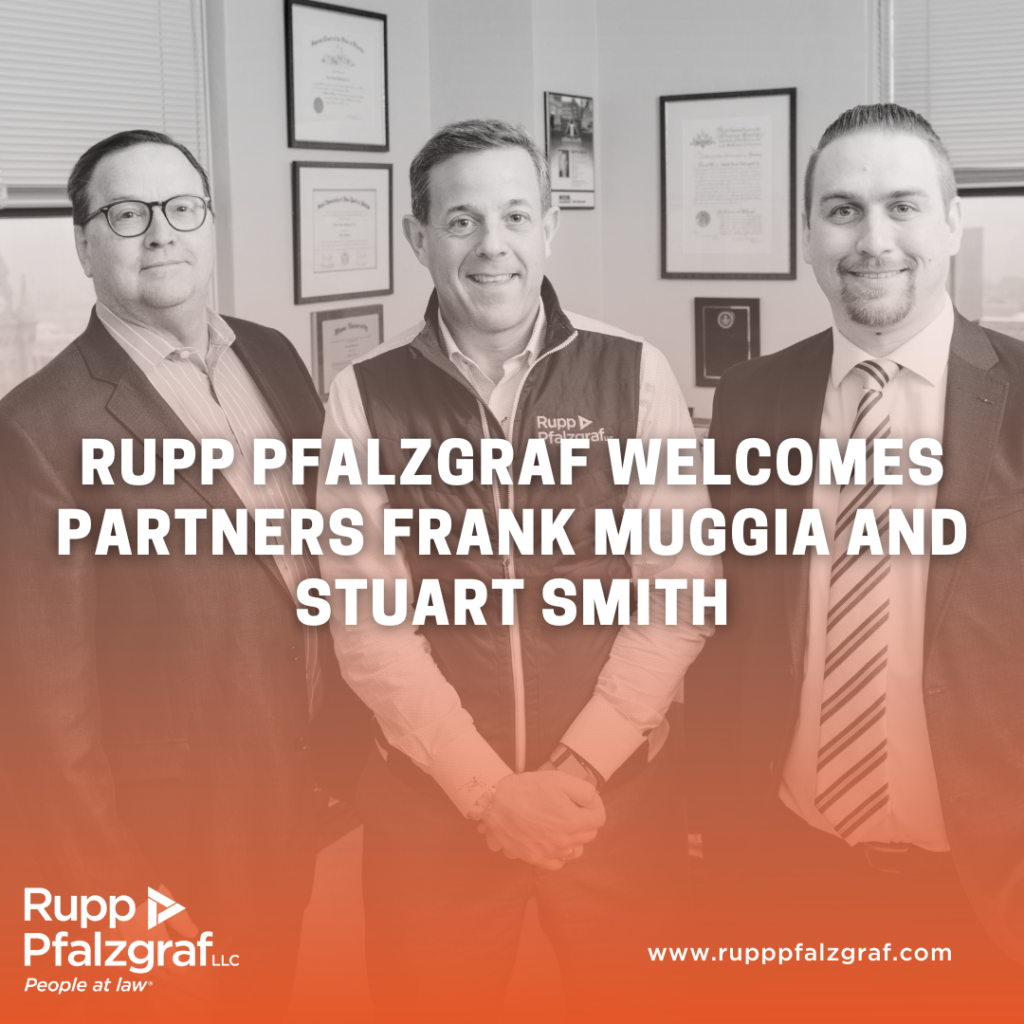 welcome - partners- Frank Muggia - Stuart Smith - Rupp Pfalzgraf - People at Law