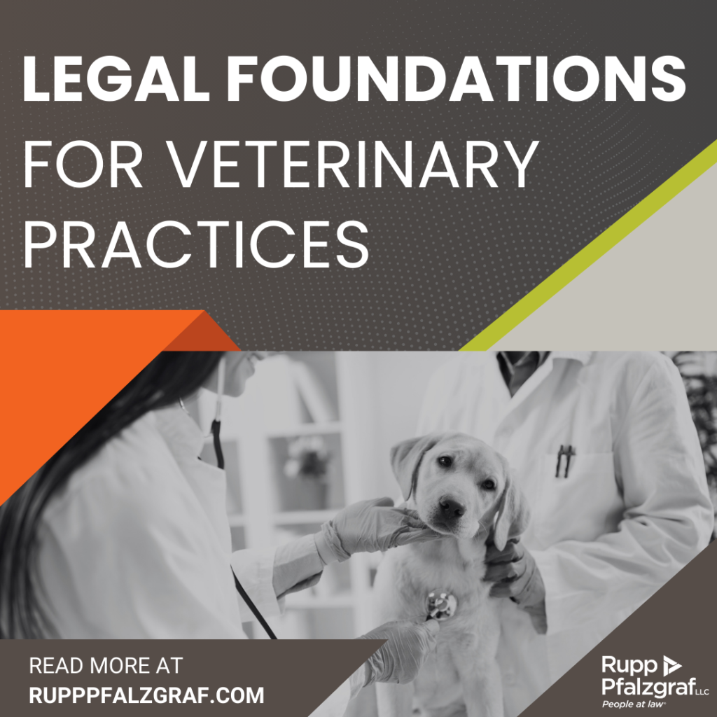 Legal Foundations for Veterinary Practices - Rupp Pfalzgraf