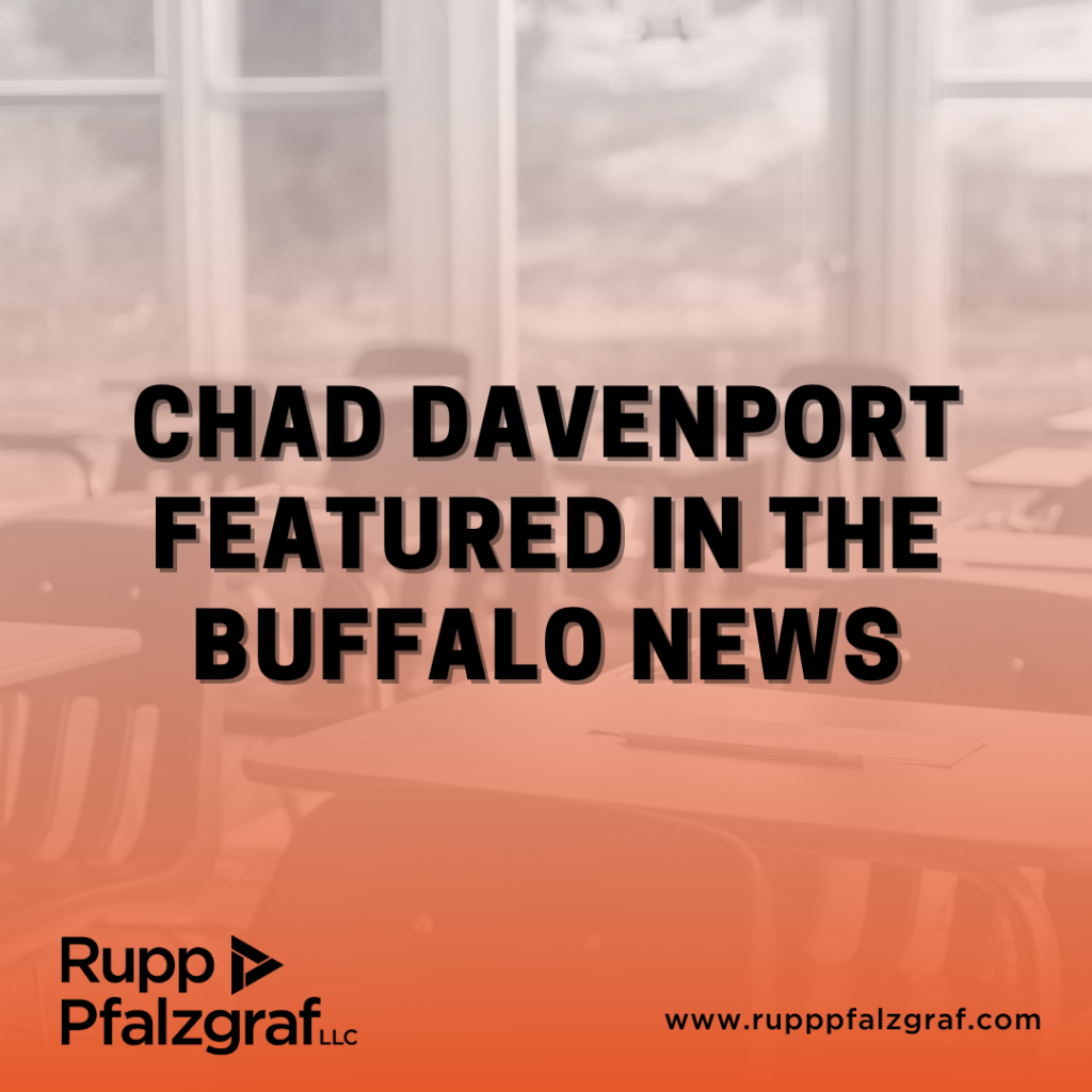 Chad Davenport Featured in the Buffalo News - Rupp Pfalzgraf