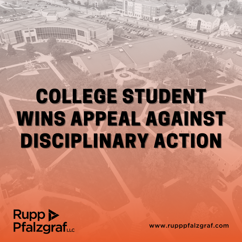 appeal against disciplinary action - Rupp Pfalzgraf 