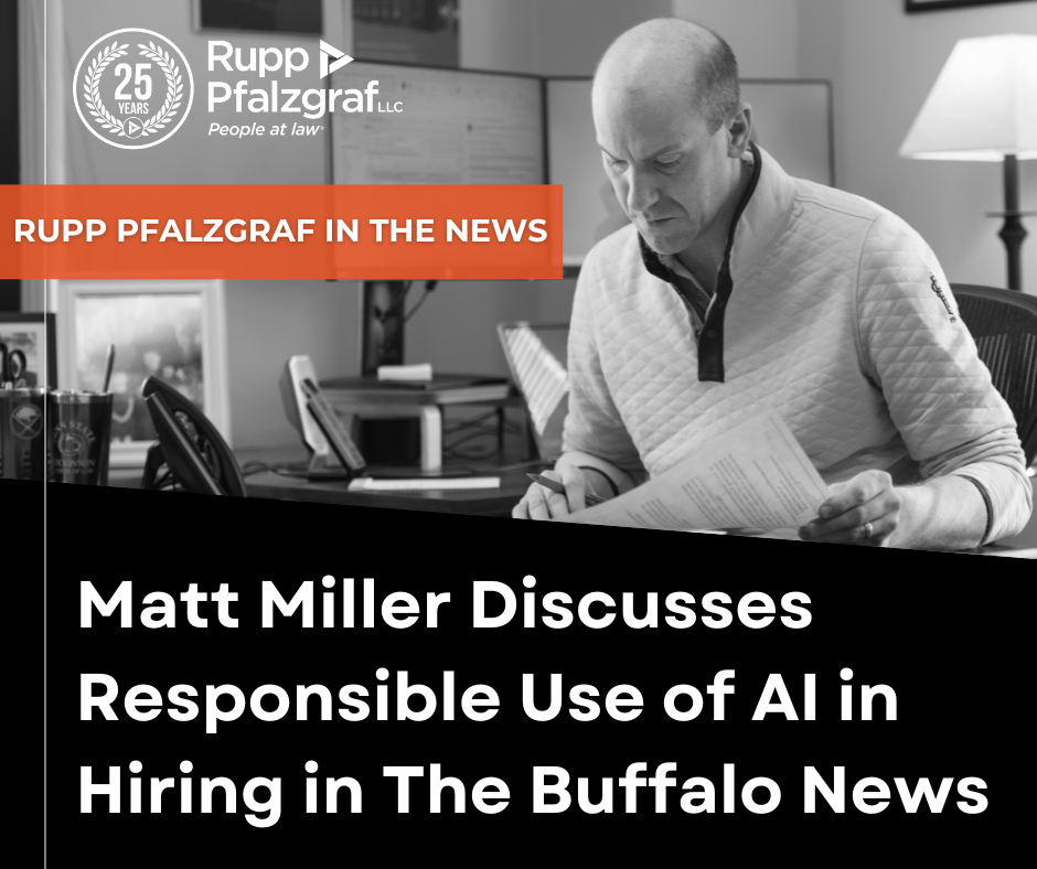 Matt Miller discusses responsible use of AI in hiring in the Buffalo News