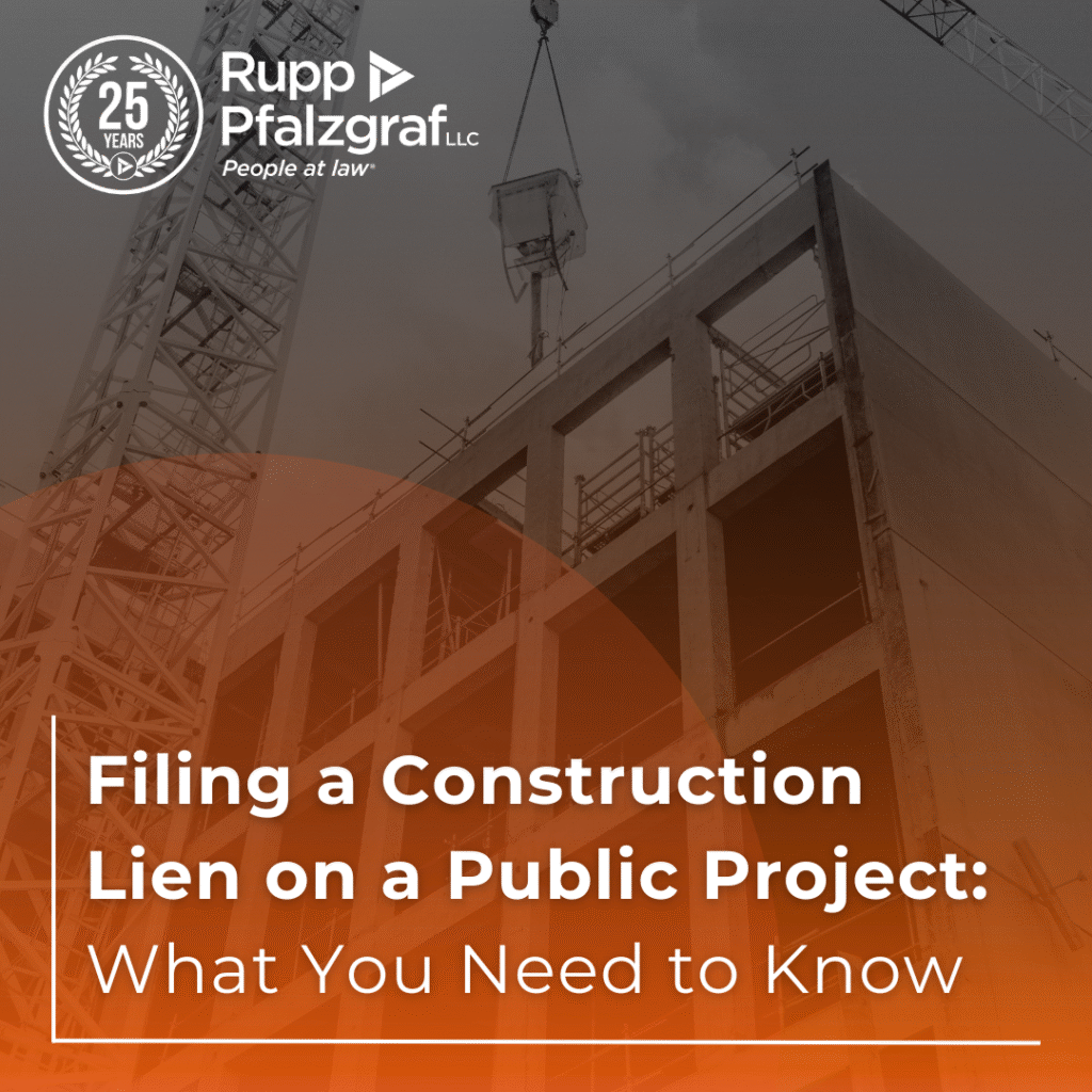 Filing a Construction Lien on a Private Project: What You Need to Know