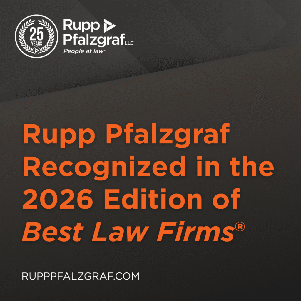 Rupp Pfalzgraf Recognized in the 2026 Edition of Best Law Firms