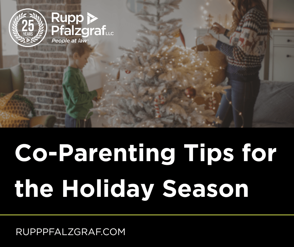 Co-parenting tips for the holiday season