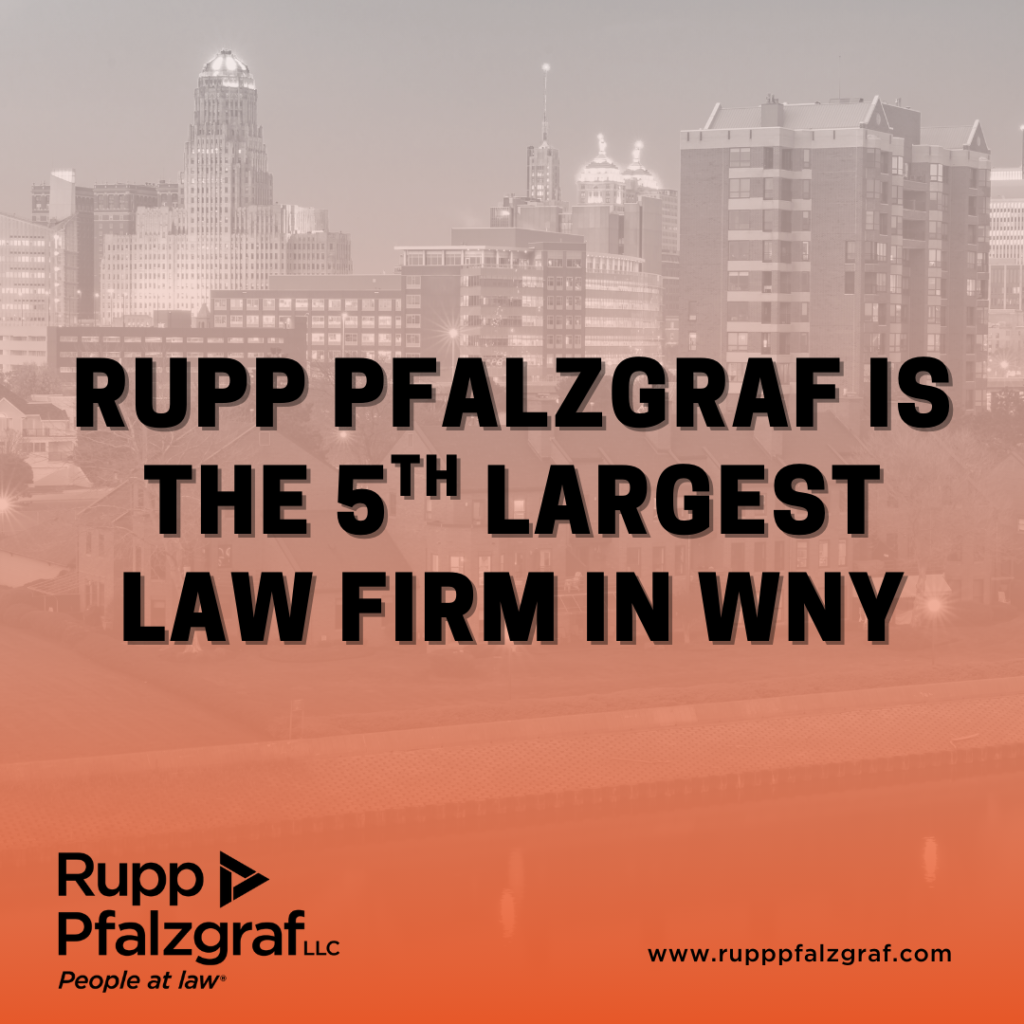 Rupp Pfalzgraf is the Fifth Largest Law Firm in WNY - Rupp Pfalzgraf 