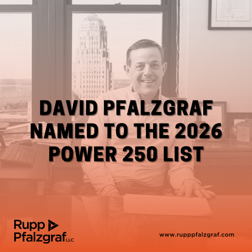 David Pfalzgraf Named to the 2026 Power 250 List - Rupp Pfalzgraf - People at Law