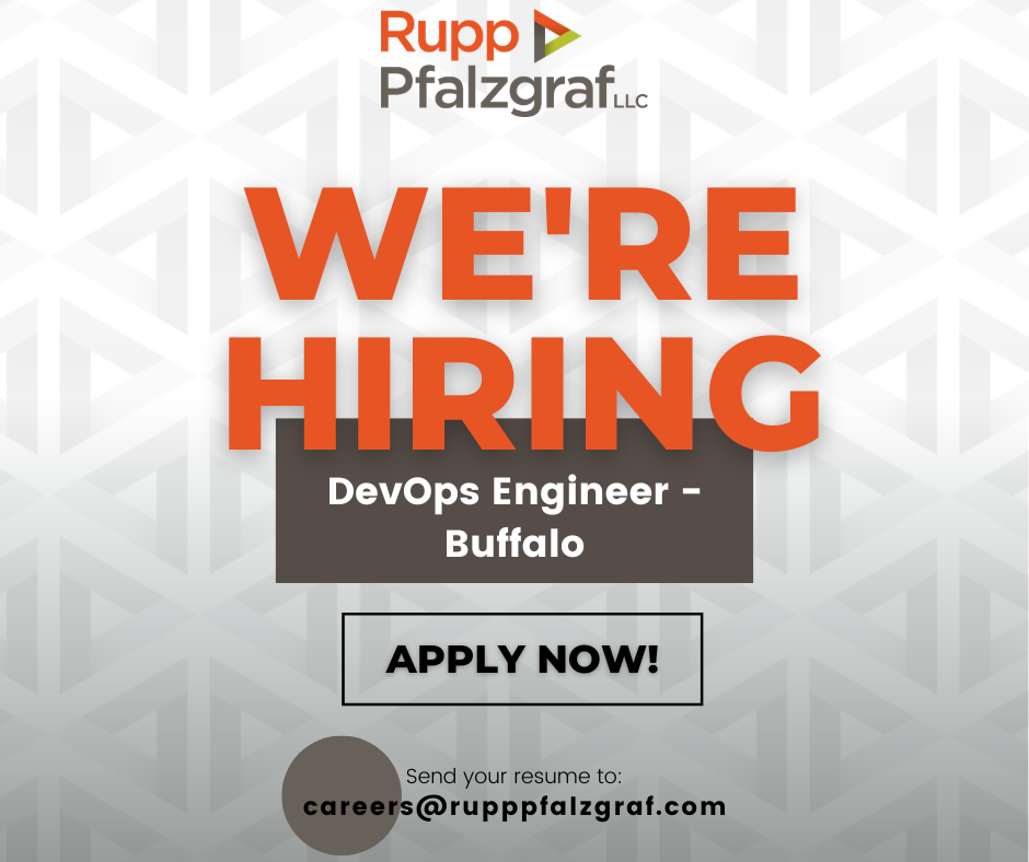Now Hiring: DevOps Engineer - Buffalo - Rupp Pfalzgraf