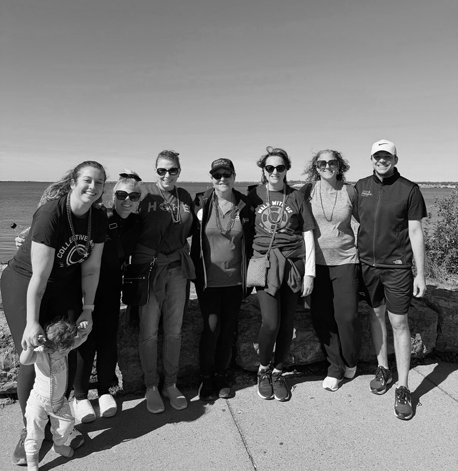 team posing for a group picture