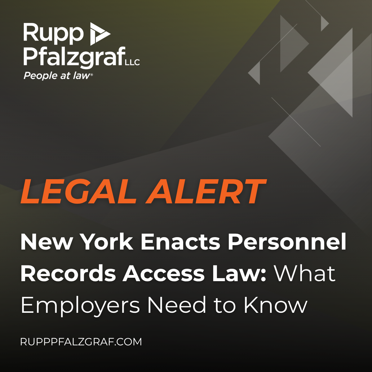 Legal Alert: New York Enacts Personnel Records Access Law